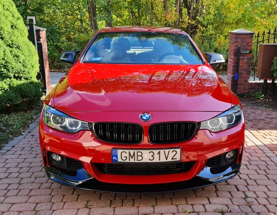 BMW Seria 4 cena 130000 przebieg: 57000, rok produkcji 2015 z Łódź małe 154